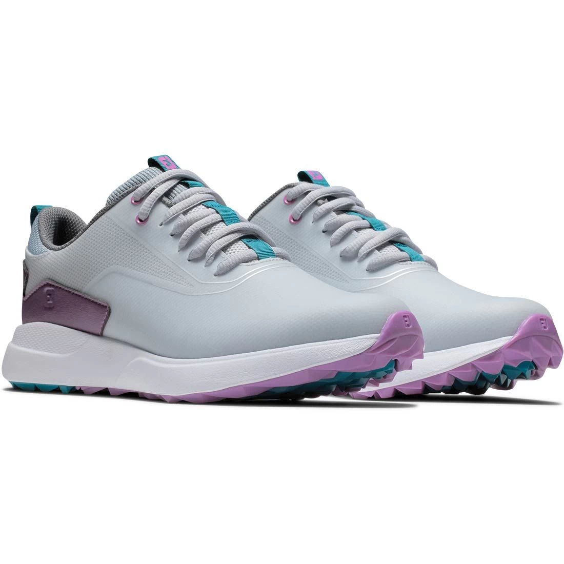 FootJoy Women's Performa Golf Shoes Light Grey/Purple 4 FootJoy Women's Performa Golf Shoes Light Grey/Purple - Image 4