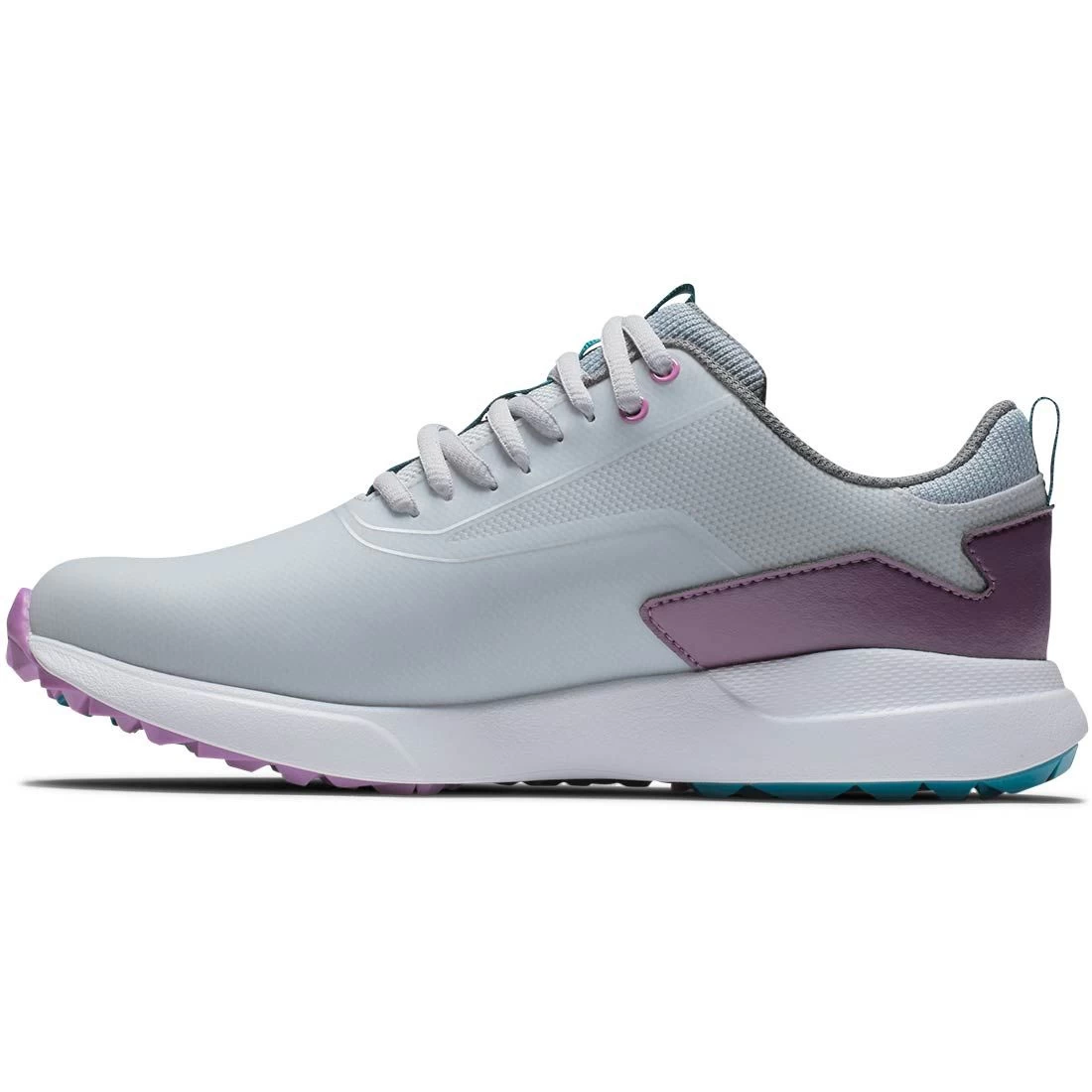 FootJoy Women's Performa Golf Shoes Light Grey/Purple 6 FootJoy Women's Performa Golf Shoes Light Grey/Purple - Image 6