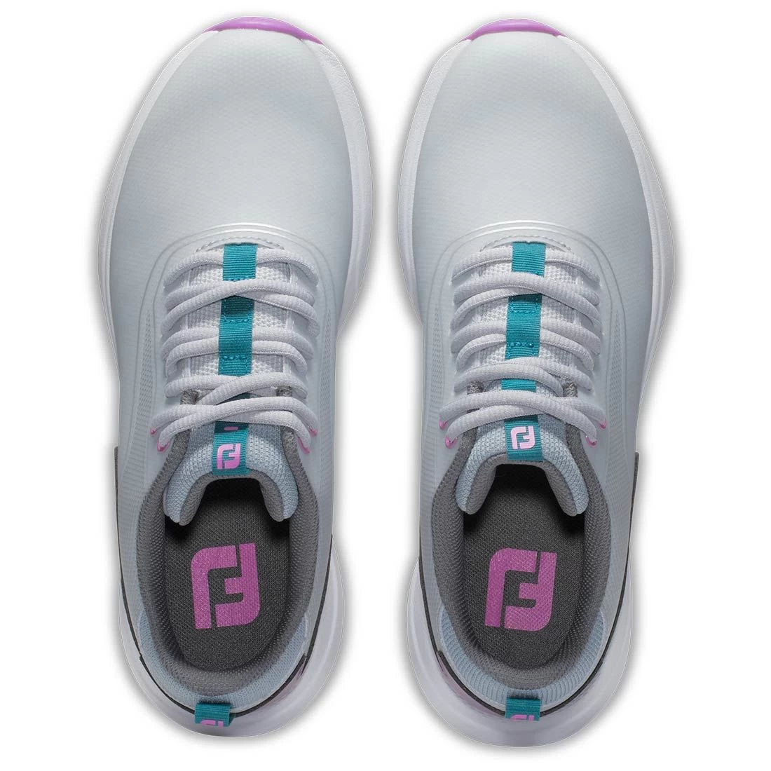 FootJoy Women's Performa Golf Shoes Light Grey/Purple 7 FootJoy Women's Performa Golf Shoes Light Grey/Purple - Image 7