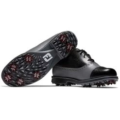FootJoy Women's Premiere Series Golf Shoes Cap Toe Charcoal/Black 11 FootJoy Women's Premiere Series Golf Shoes Cap Toe Charcoal/Black -FootJoy footjoy womens premiere series golf shoes charcoal black cap combo toe itempicture