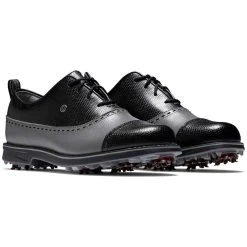 FootJoy Women's Premiere Series Golf Shoes Cap Toe Charcoal/Black 10 FootJoy Women's Premiere Series Golf Shoes Cap Toe Charcoal/Black -FootJoy footjoy womens premiere series golf shoes charcoal black cap toe pair itempicture