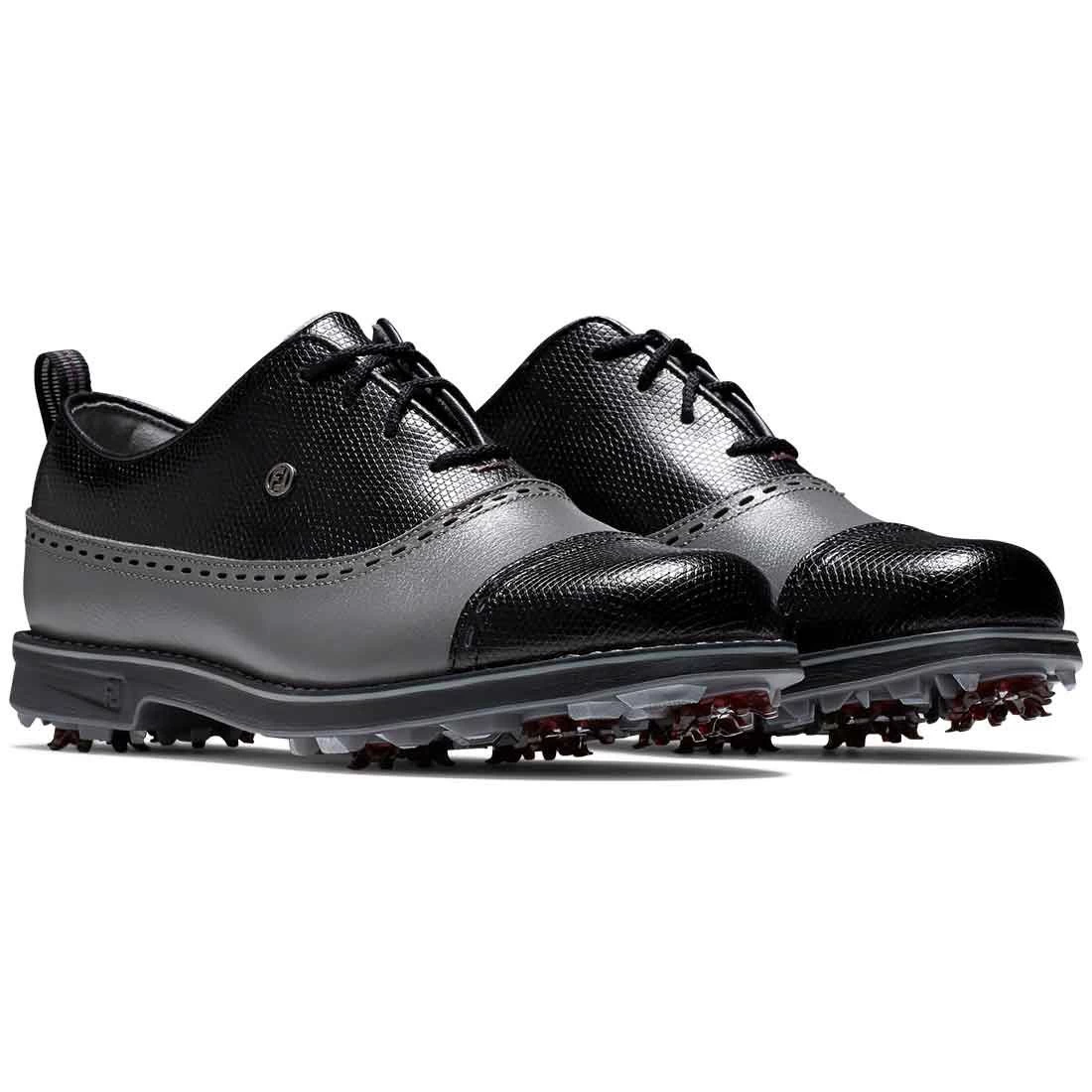 FootJoy Women's Premiere Series Golf Shoes Cap Toe Charcoal/Black 4 FootJoy Women's Premiere Series Golf Shoes Cap Toe Charcoal/Black - Image 4