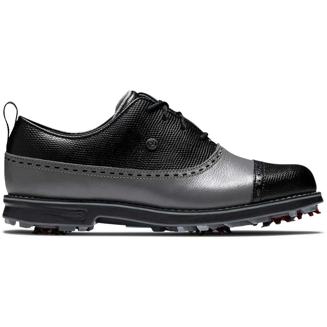 FootJoy Women's Premiere Series Golf Shoes Cap Toe Charcoal/Black 1 FootJoy Women's Premiere Series Golf Shoes Cap Toe Charcoal/Black