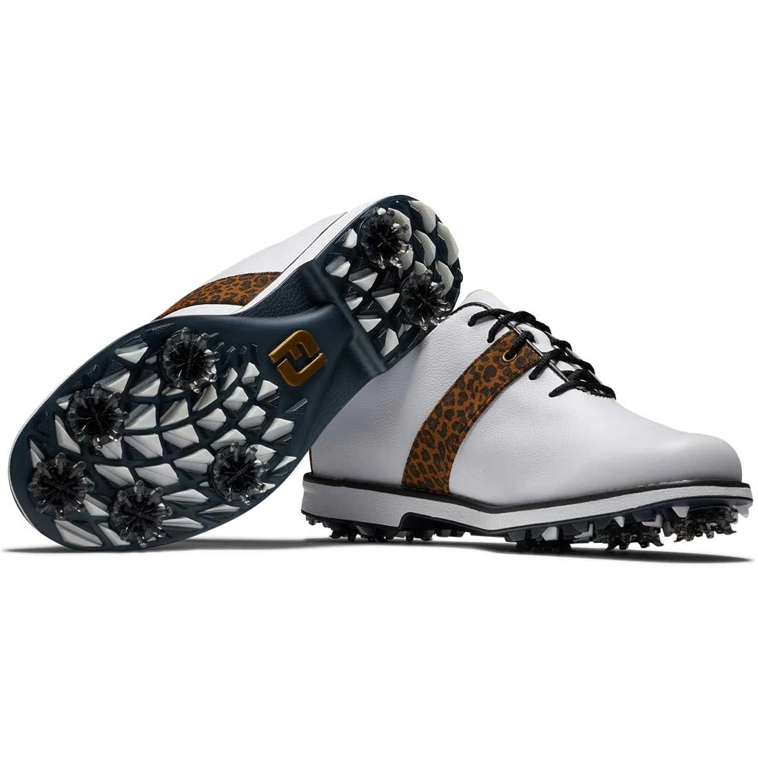 FootJoy Women's Premiere Series Golf Shoes White/Leopard 4 FootJoy Women's Premiere Series Golf Shoes White/Leopard - Image 4