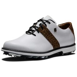 FootJoy Women's Premiere Series Golf Shoes White/Leopard 8 FootJoy Women's Premiere Series Golf Shoes White/Leopard -FootJoy footjoy womens premiere series golf shoes white leopard 99041 toe itempicture