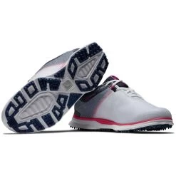 FootJoy Women's Pro SL Sport Golf Shoes White/Navy/Pink -FootJoy footjoy womens pro sl sport golf shoes white navy pink 98147 beauty itempicture