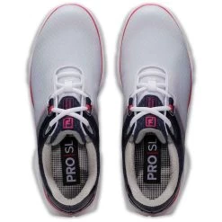 FootJoy Women's Pro SL Sport Golf Shoes White/Navy/Pink -FootJoy footjoy womens pro sl sport golf shoes white navy pink 98147 top itempicture