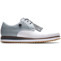 FootJoy Women's Sport Retro Golf Shoes White/Light Grey