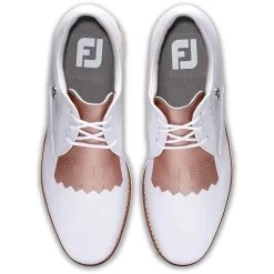 FootJoy Women's Sport Retro Golf Shoes White/Pink 11 FootJoy Women's Sport Retro Golf Shoes White/Pink -FootJoy footjoy womens sport retro golf shoes white pink top itempicture