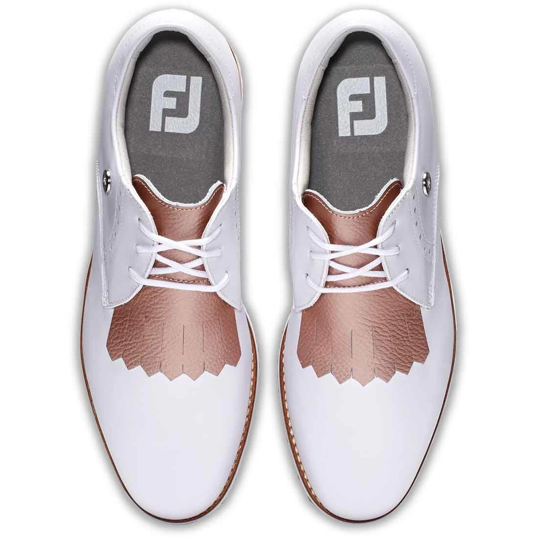 FootJoy Women's Sport Retro Golf Shoes White/Pink 6 FootJoy Women's Sport Retro Golf Shoes White/Pink - Image 6
