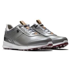 FootJoy Women's Stratos Golf Shoes Grey -FootJoy footjoy womens stratos golf shoes grey pair itempicture