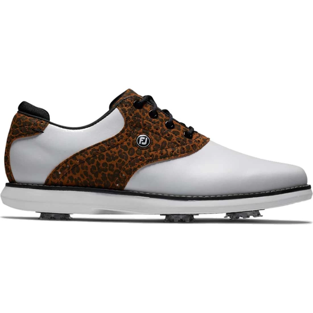 FootJoy Women's Traditions Saddle Golf Shoes Leopard 1 FootJoy Women's Traditions Saddle Golf Shoes Leopard