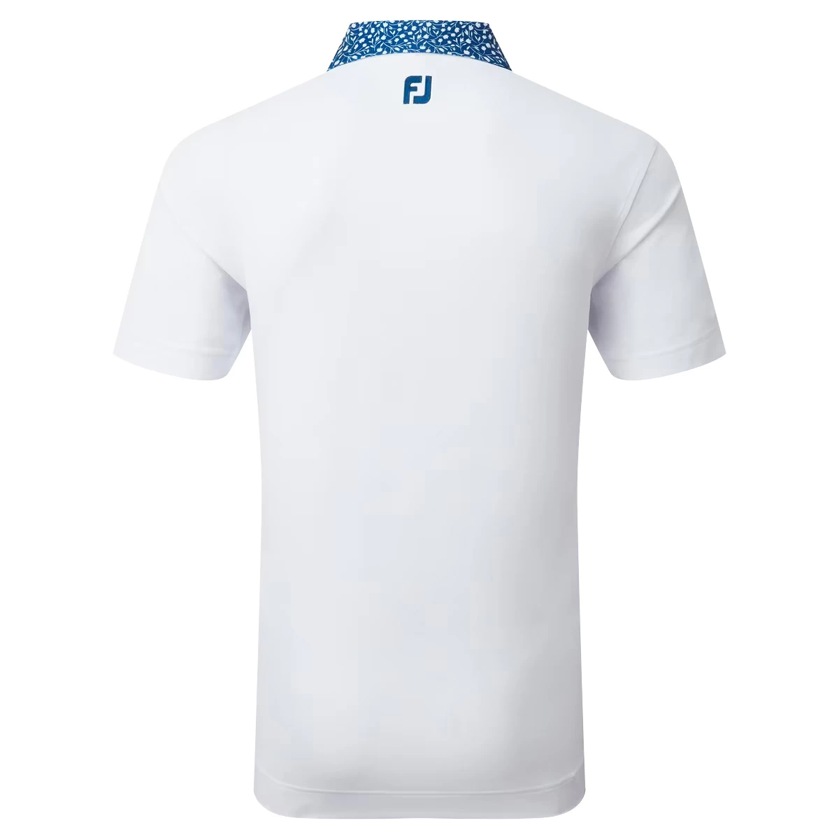 FootJoy Tossed Tulip Trim Pique Mens Golf Polo Shirt 2 FootJoy Tossed Tulip Trim Pique Mens Golf Polo Shirt - Image 2