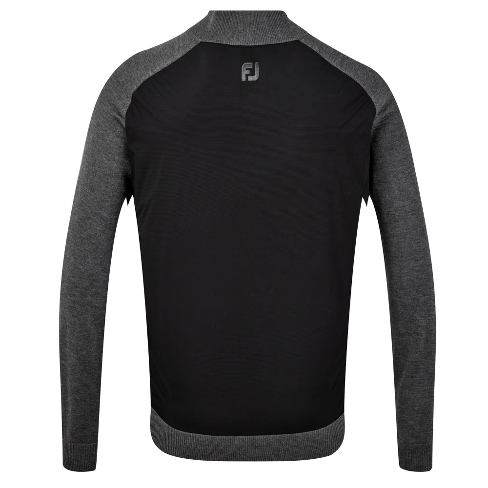FootJoy Wool Blend Tech Full Zip Golf Sweater 2 FootJoy Wool Blend Tech Full Zip Golf Sweater - Image 2