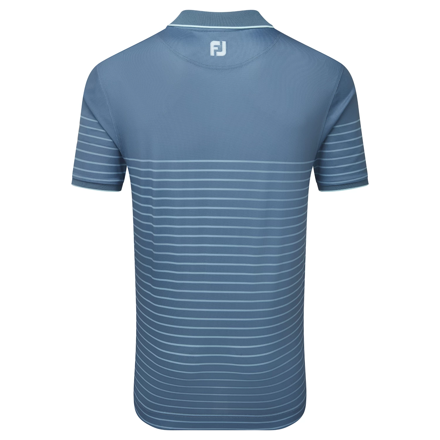 Footjoy Mens Breton Stripe Pique Polo Shirt 2 Footjoy Mens Breton Stripe Pique Polo Shirt - Image 2