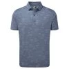 Footjoy Mens Tropic Golf Lisle Print Polo Shirt