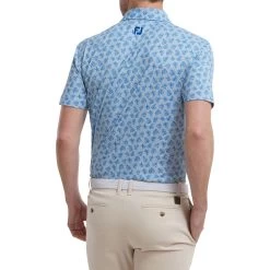 FootJoy Shadow Palm Print Pique Mens Golf Polo Shirt -FootJoy sdxjm0ja1fb