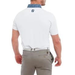 FootJoy Tossed Tulip Trim Pique Mens Golf Polo Shirt 8 FootJoy Tossed Tulip Trim Pique Mens Golf Polo Shirt -FootJoy stotkmjunyr