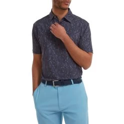 FootJoy Digital Camo FJ Print Lisle Mens Golf Polo Shirt -FootJoy svuf2rvfrl5