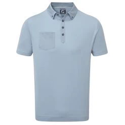 FootJoy Tonal Trim Solid With Pocket Lisle Mens Polo Shirt