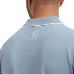 FootJoy Push Play Print Pique Mens Golf Polo Shirt -FootJoy x4jpg2zgr5k