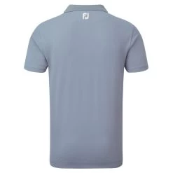 FootJoy Solid With Stripe Placket Pique Mens Golf Polo Shirt -FootJoy z3kbhchnfwh
