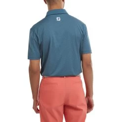 FootJoy Diamond Dot Print Lisle Mens Golf Polo Shirt -FootJoy zqlsutwtrqt